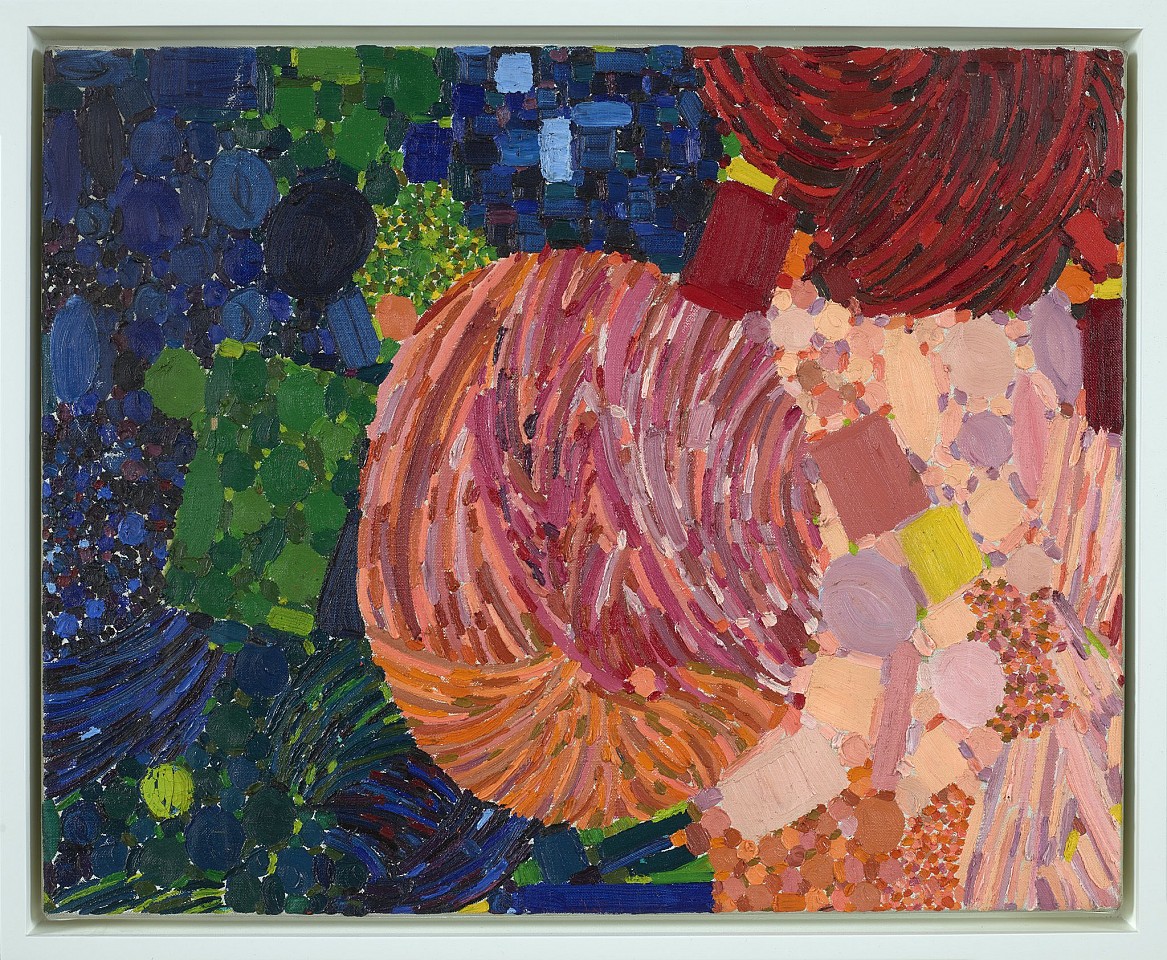 Lynne Drexler, Spent Ball | SOLD, 1967
Oil on linen, 16 x 19 3/4 in. (40.6 x 50.2 cm)
DREX-00055