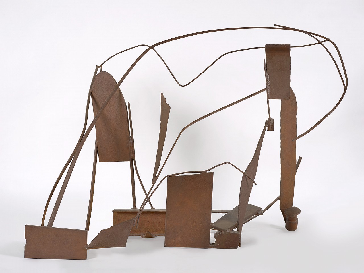 Anthony Caro, Table Piece CCCLXV, 1976 - 1977
Steel, rusted and varnished, 34 x 49 x 29 in. (86.4 x 124.5 x 73.7 cm)
CARO-00001