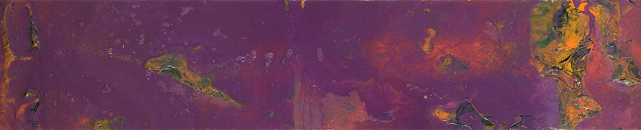 Walter Darby Bannard, Vedic Transformation | SOLD, 1977
Acrylic on canvas, 7 x 30 1/2 in. (17.8 x 77.5 cm)
SOLD
BAN-00035
