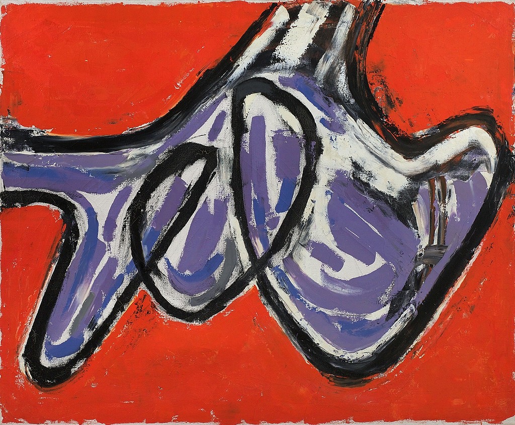 Raymond Hendler, Swinging Heart (No. 10) | SOLD, 1957
Oil on canvas, 30 x 36 in. (76.2 x 91.4 cm)
SOLD © Estate of Raymond Hendler
HEN-00006