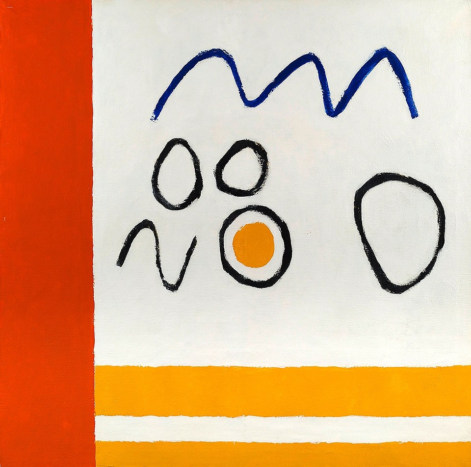 Raymond Hendler, Holiday (No.4) | SOLD, 1963
Magna on canvas, 45 x 45 in. (114.3 x 114.3 cm)
SOLD © Estate of Raymond Hendler
HEN-00014