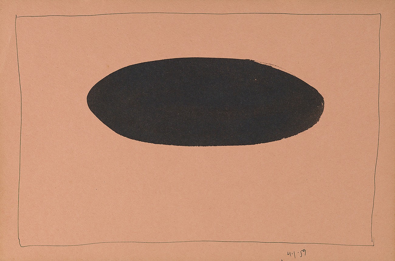 Walter Darby Bannard, Untitled, 1959
Ink on paper, 12 x 18 in. (30.5 x 45.7 cm)
BAN-00092
