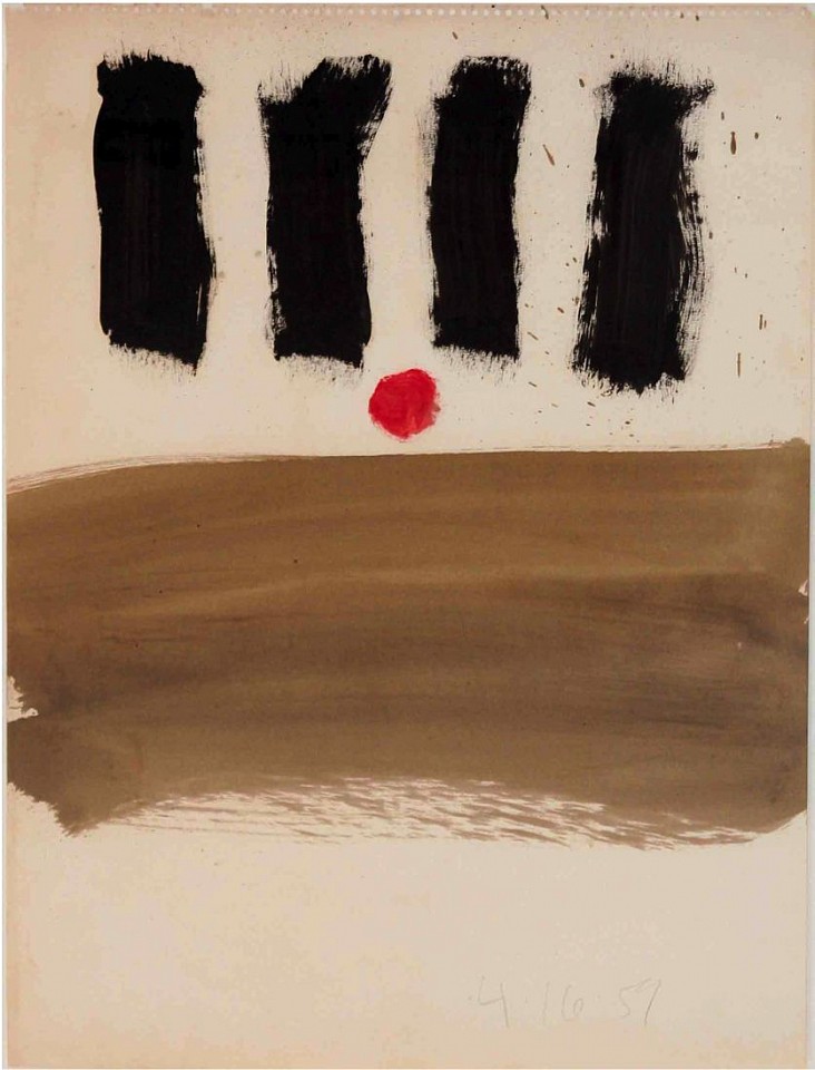 Walter Darby Bannard, Untitled, 1959
Brushed alkyd resin on paper, 24 x 18 in. (61 x 45.7 cm)
BAN-00121
