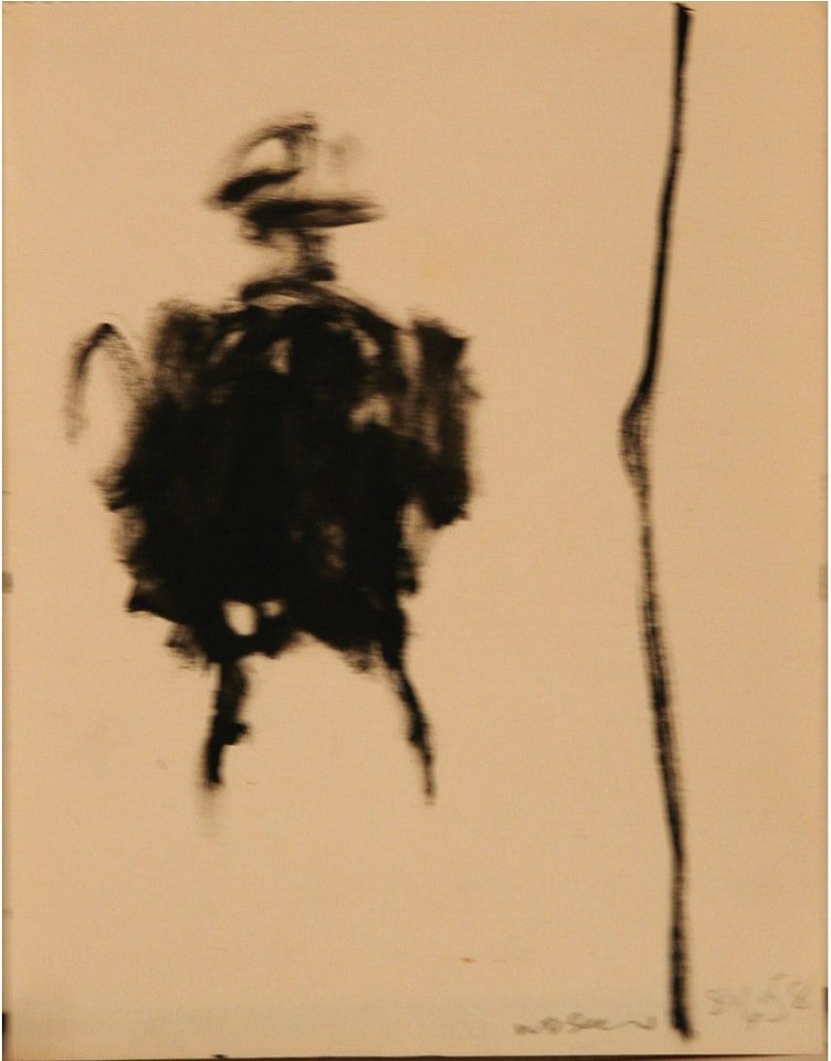 Walter Darby Bannard, Untitled I, 1958
Brushed alkyd resin on paper, 12 x 9 in. (30.5 x 22.9 cm)
BAN-00126