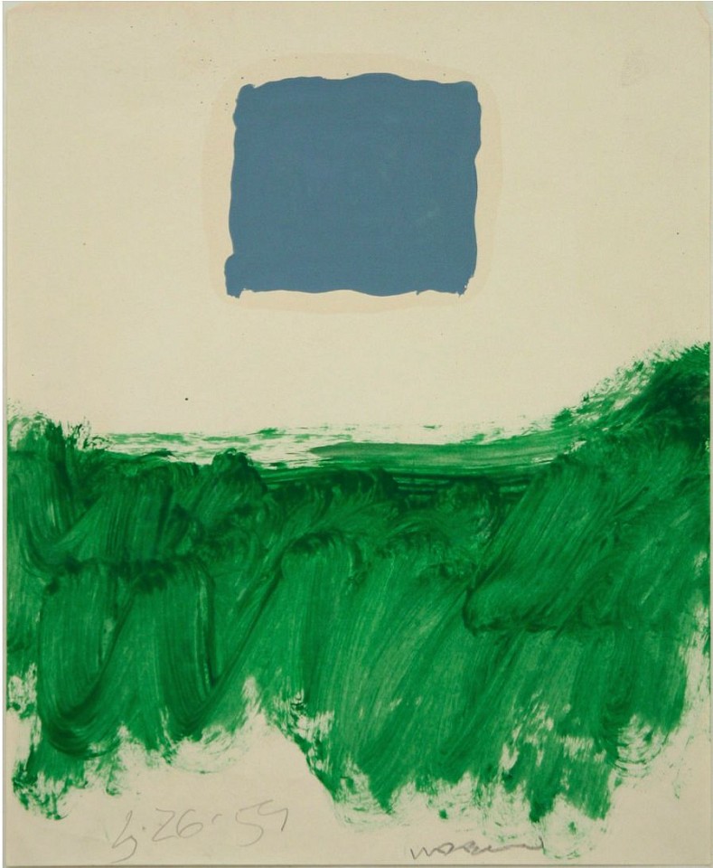 Walter Darby Bannard, Untitled, 1959
Brushed alkyd resin on paper, 13 x 11 in. (33 x 27.9 cm)
BAN-00130