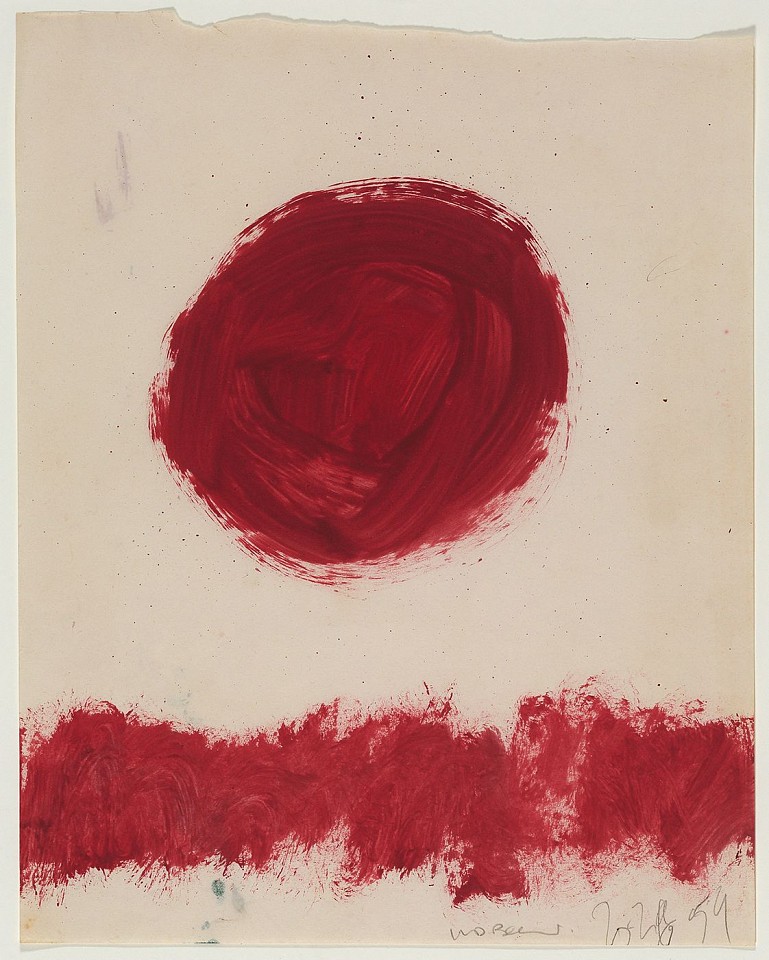 Walter Darby Bannard, Untitled, 1959
Brushed alkyd resin on paper, 13 x 11 in. (33 x 27.9 cm)
BAN-00129