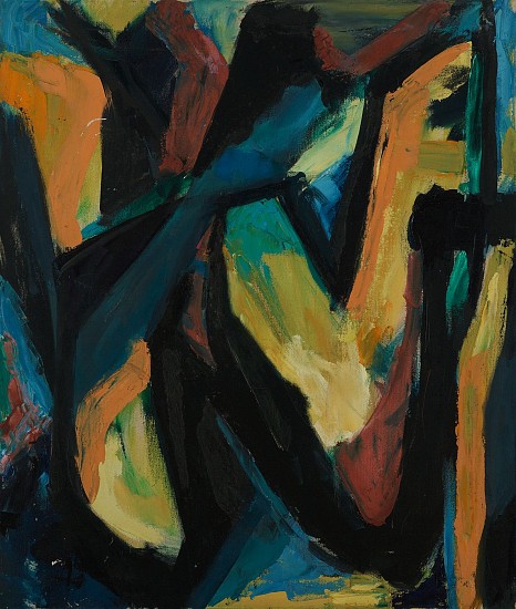 Judith Godwin, Yellow Strokes | SOLD, c. 1955
Oil on canvas, 30 x 25 in. (76.2 x 63.5 cm)
SOLD
GOD-00033