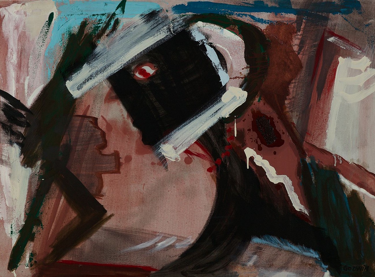 Judith Godwin, Run from Evil | SOLD, 1989
Oil on canvas, 30 x 40 in. (76.2 x 101.6 cm)
GOD-00028