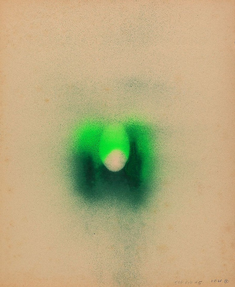 Walter Darby Bannard, Egg Roll #5, 1965
Spraypaint on paper, 17 x 14 in. (43.2 x 35.6 cm)
BAN-00075