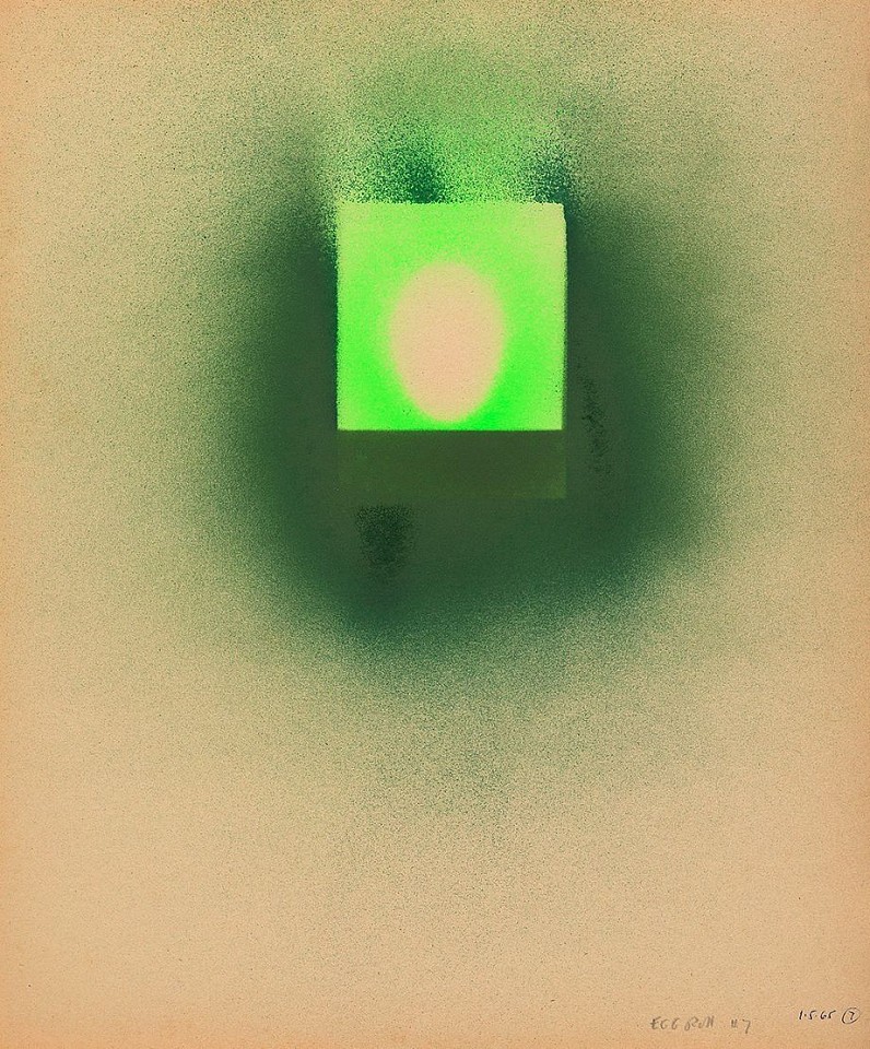 Walter Darby Bannard, Egg Roll #7, 1965
Spraypaint on paper, 17 x 14 in. (43.2 x 35.6 cm)
BAN-00078