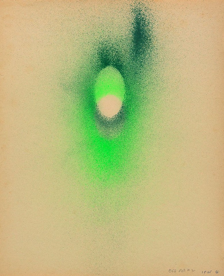 Walter Darby Bannard, Egg Roll #2, 1965
Spraypaint on paper, 17 x 14 in. (43.2 x 35.6 cm)
BAN-00073