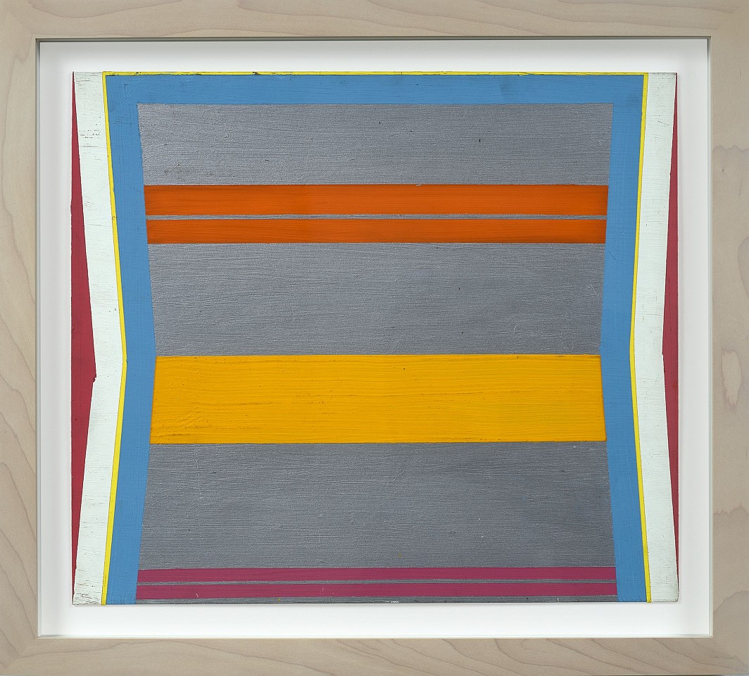 Larry Zox, Aluminum Bands | SOLD, 1964
Acrylic on paper, 14 x 16 in. (35.6 x 40.6 cm)
ZOX-00079
