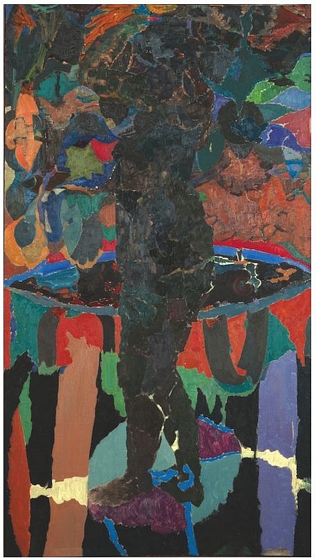 Stanley Boxer, Figure in an Interior, 1958
Oil on canvas, 54 x 30 in. (137.2 x 76.2 cm)
BOX-00018