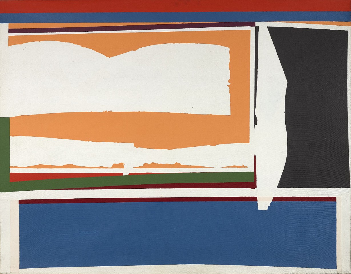 Larry Zox, Collage Like, 1961-62
Acrylic on canvas, 44 x 56 in. (111.8 x 142.2 cm)
ZOX-00102