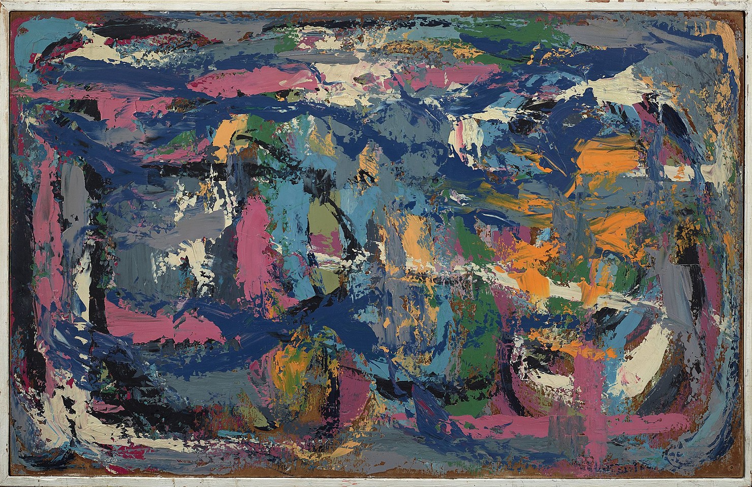 Raymond Hendler, No. 3, 1950
Oil on canvas, 15 x 23 1/4 in. (38.1 x 59 cm)
© Estate of Raymond Hendler
HEN-00225