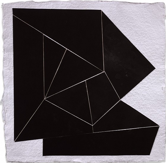 Ken Greenleaf, Black Collage 13, 2014
Gouache on Fabriano collaged on Shizen paper, 12 1/4 x 12 1/4 in. (31.1 x 31.1 cm)
GRE-00039