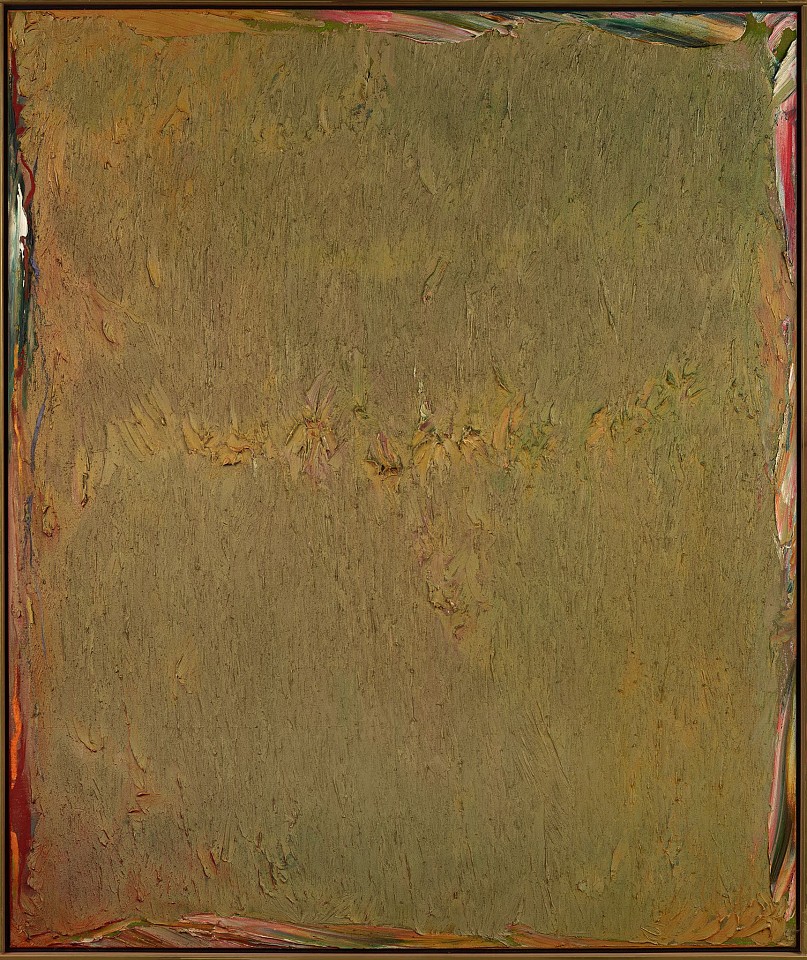 Stanley Boxer, Attentionscleavedharvestsofpast | SOLD, 1977
Oil on linen, 65 x 55 in. (165.1 x 139.7 cm)
BOX-00085