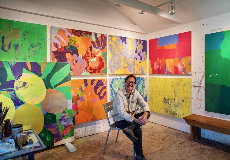 Eric Dever News: A Love of Crushed Pigment and Hard Work: Eric Dever (MA â€™88) on His Artistic Process, January 22, 2019 - NYU | Steinhardt News