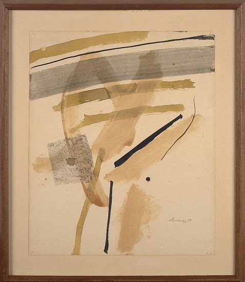 John Ferren, Untitled, 1959
Ink wash on paper, 16 3/4 x 13 3/4 in. (42.5 x 34.9 cm)
FER-00002