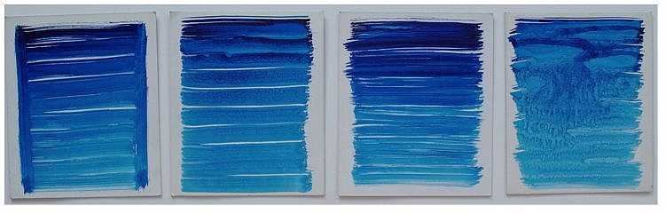 Malado Baldwin, Lignes Bleu, 2016
Ink on paper, 18 5/8 x 69 1/2 in. (47.3 x 176.5 cm)
NYSSBAL-00001