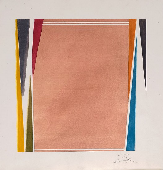 Larry Zox, Untitled | SOLD, c. 1973
Watercolor and pencil on paper, 23 x 22 1/2 in. (58.4 x 57.1 cm)
ZOX-00145