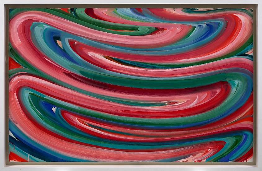 Karin Davie, Untitled (Curves) #7, 2000
Oil on linen, 34 x 54 in. (86.4 x 137.2 cm)
KDAV-00001