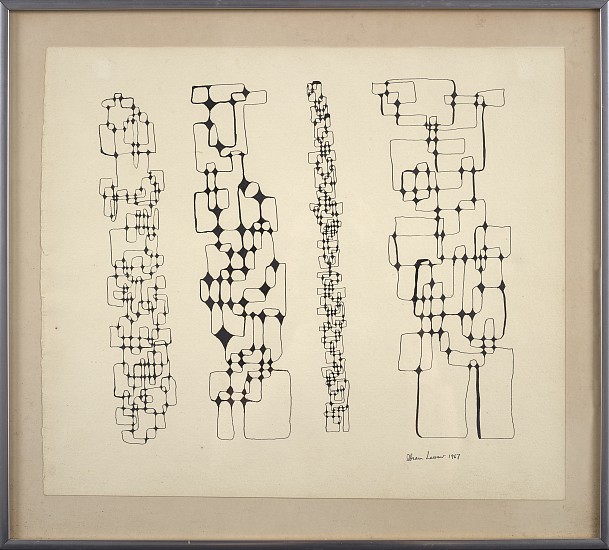 Ibram Lassaw, Untitled, 1967
Ink on paper, 13 1/4 x 15 1/4 in. (33.7 x 38.7 cm)
LAS-00001
