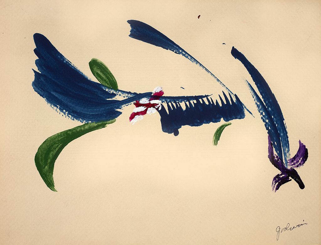 Judith Godwin, Blue Wind
Acrylic on paper, 9 x 12 in. (22.9 x 30.5 cm)
GOD-00089