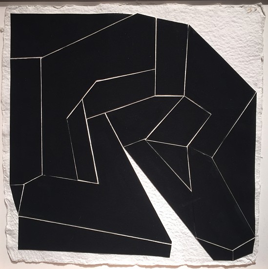 Ken Greenleaf, Black Collage 10, 2014
Gouache on Fabriano collaged on Shizen paper, 12 x 12 in. (30.5 x 30.5 cm)
GRE-00027