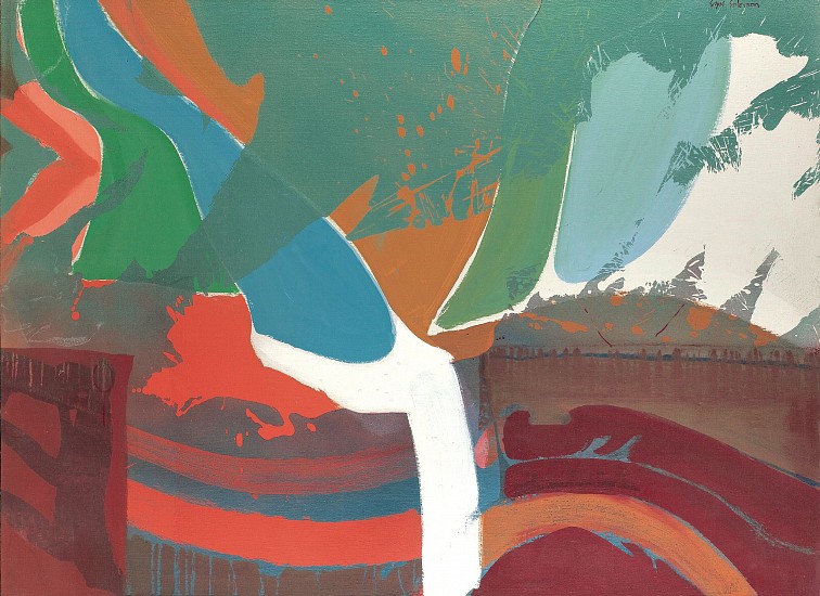 Syd Solomon, Aprility, 1976
Acrylic and aerosol enamel on canvas, 48 x 66 in. (121.9 x 167.6 cm)
© Estate of Syd Solomon
SOL-00065