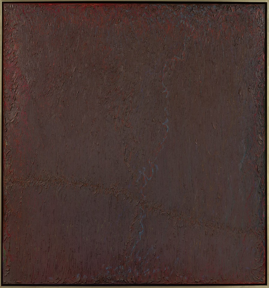 Stanley Boxer, Brimedwashplungingofdarkedsilence, 1979
Oil on linen, 80 x 75 in. (203.2 x 190.5 cm)
BOX-00086