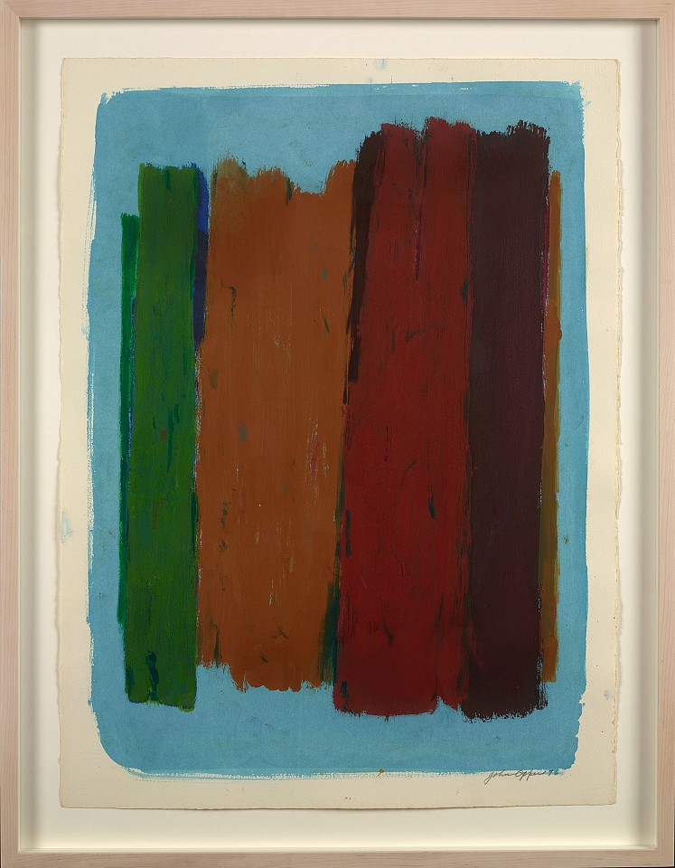 John Opper, Untitled, 1976
Acrylic on Arches France paper, 30 3/8 x 22 3/8 in. (77.2 x 56.8 cm)
OPP-00028