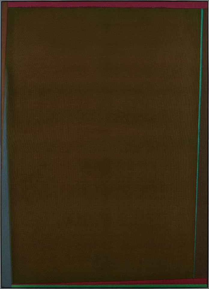 Larry Zox, Jenny Lind Is., 1973
Acrylic on canvas, 70 x 51 in. (177.8 x 129.5 cm)
ZOX-00143