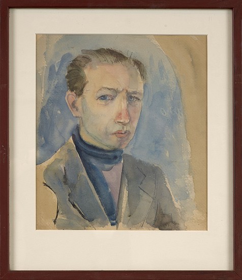 Jack Tworkov, Self-Portrait | SOLD, c. 1949
Watercolor on paper, 10 x 9 in. (25.4 x 22.9 cm)
TWOR-00002