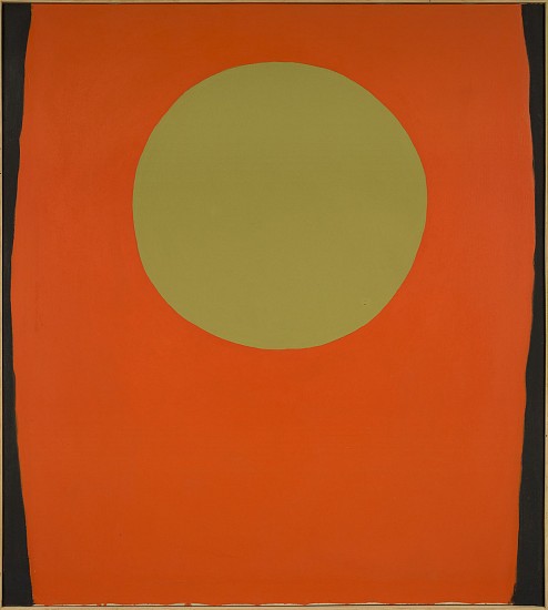 Walter Darby Bannard, Orange Blacksides, 1959
Alkyd resin on canvas, 66 3/4 x 60 1/2 in. (169.6 x 153.7 cm)
BAN-00144
