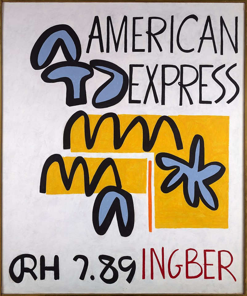 Raymond Hendler, American Express, 1989
Acrylic on canvas, 60 x 50 in. (152.4 x 127 cm)
HEN-00166