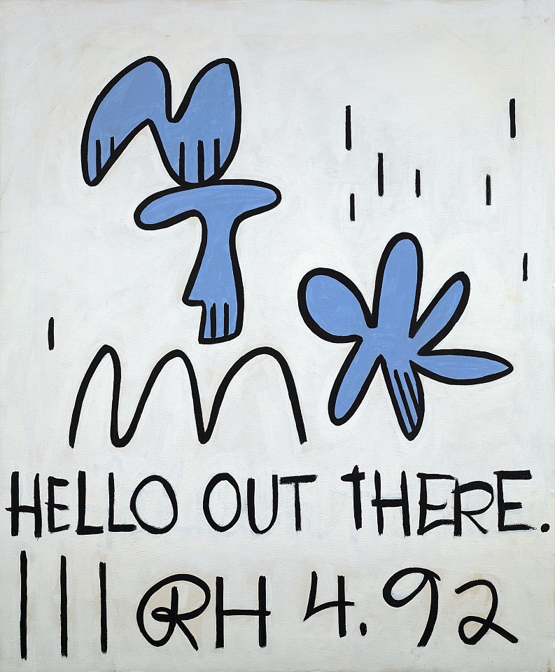 Raymond Hendler, Hello Out There, 1992
Acrylic on canvas, 27 x 22 1/2 in. (68.6 x 57.1 cm)
HEN-00208