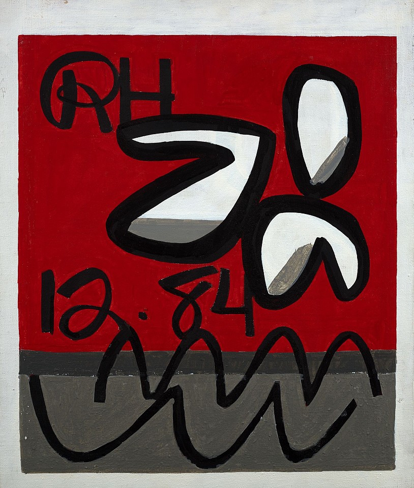 Raymond Hendler, RH 12.84, 1984
Acrylic on canvas, 20 x 16 1/2 in. (50.8 x 41.9 cm)
HEN-00214