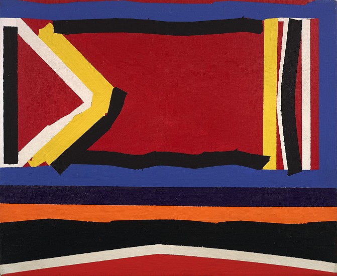 Larry Zox, Red Wine, 1963
Acrylic on canvas, 31 x 38 in. (78.7 x 96.5 cm)
ZOX-00093