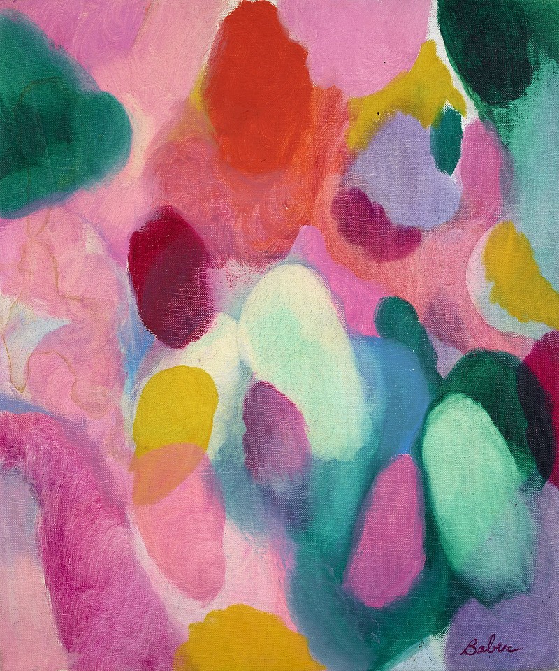 Alice Baber, Pink Change | SOLD, 1965
Oil on canvas, 18 x 14 3/4 in. (45.7 x 37.5 cm)
BAB-00006