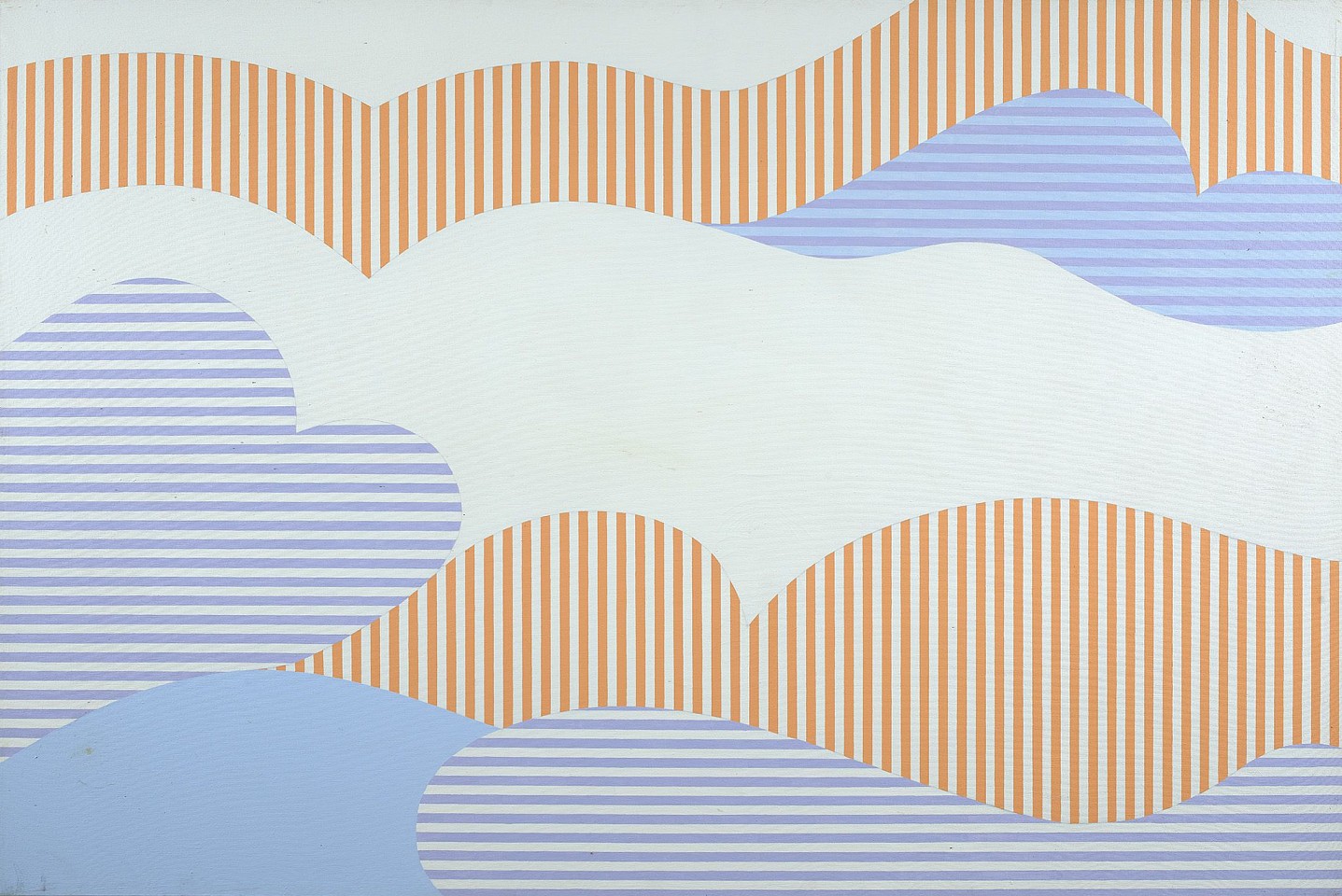 Mary Dill Henry, Mighty Clouds of Joy Come Rolling In, 1972
Acrylic on canvas, 48 x 72 in. (121.9 x 182.9 cm)
MHEN-00060