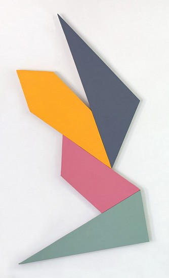 Ken Greenleaf, 4-Polarity, 2014
Acrylic on canvas on shaped support, 46 x 24 in. (116.8 x 61 cm)
GRE-00018