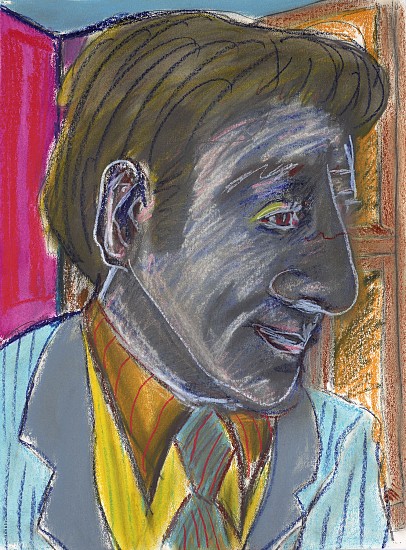 Frederick J. Brown, Tony Bennett, 1996
Watercolor, acrylic, crayon, and pencil on paper, 30 x 22 1/2 in. (76.2 x 57.1 cm)
BROW-00059