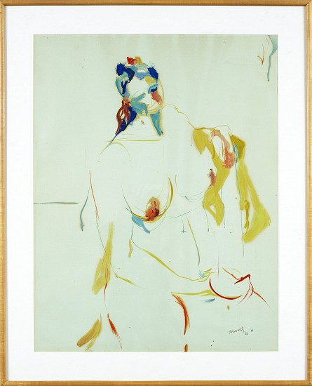 Pearl Angrist, Nude with Blue Hair, 1952
Oil on paper, 28 x 22 in. (71.1 x 55.9 cm)
ANG-00006