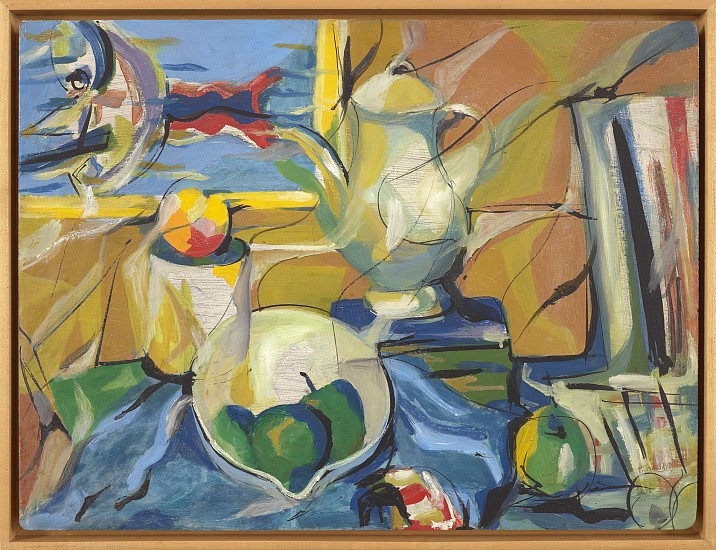 Pearl Angrist, Still life with Pitcher, 1950-58
Oil on card, 18 x 24 in. (45.7 x 61 cm)
ANG-00013