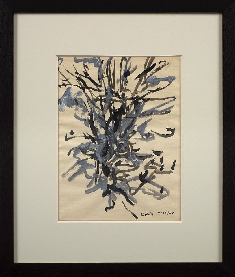 Elaine de Kooning, Dancing Trees Series | SOLD, 1968
Watercolor on paper, 11 3/4 x 8 3/4 in. (29.8 x 22.2 cm)
EDEK-00012