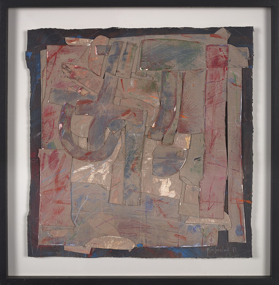 Frank Wimberley, Painted Paper Construction, 1997
Mixed media collage on paper, 21 x 20 1/2 in. (53.3 x 52.1 cm)
WIM-00012
