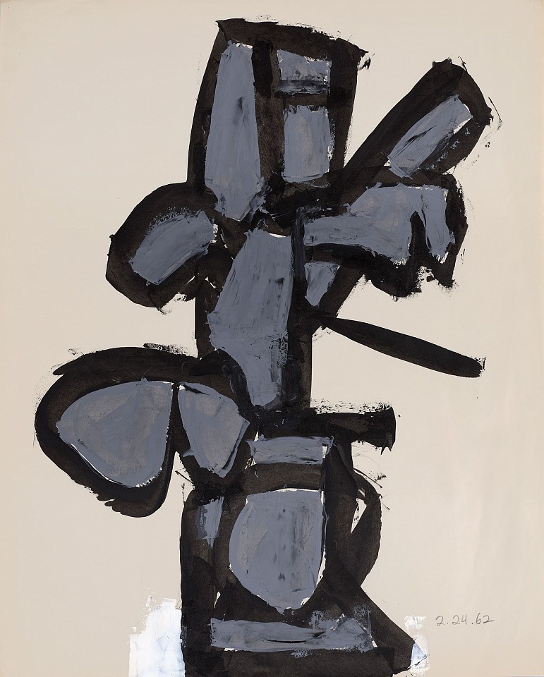Raymond Hendler, Untitled, 1962
Acrylic on paper, 24 x 19 in. (61 x 48.3 cm)
HEN-00383