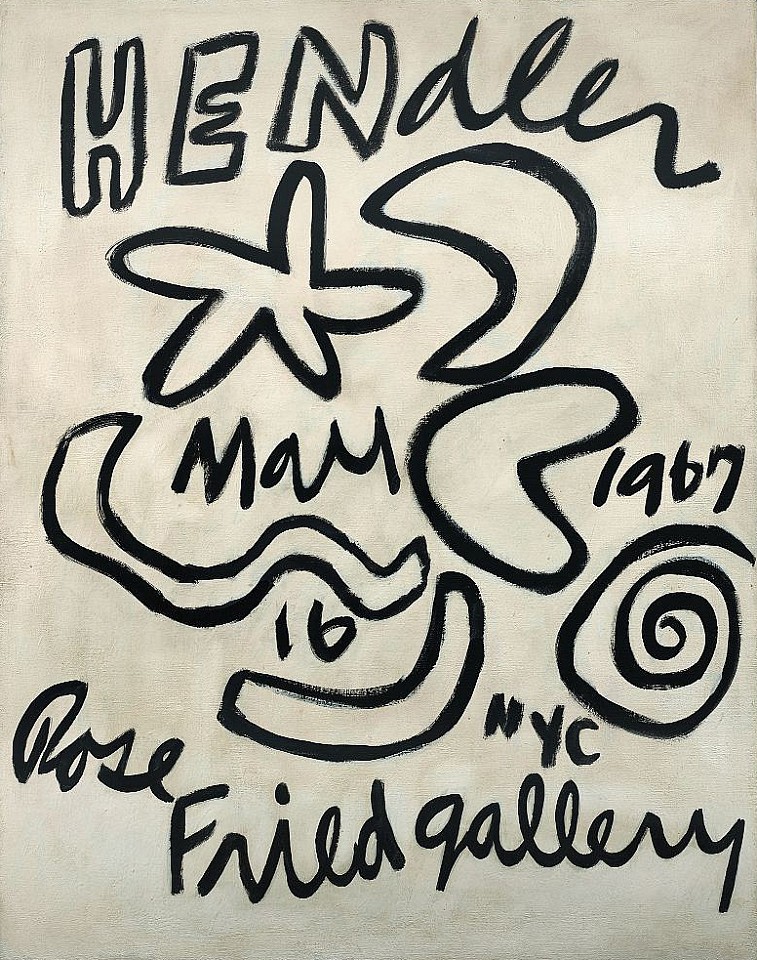 Raymond Hendler, Poster Painting, 1967
Acrylic on linen, 42 x 33 in. (106.7 x 83.8 cm)
HEN-00251