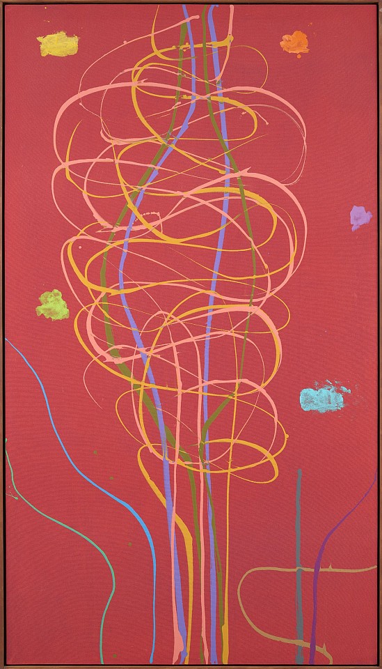 Dan Christensen, Morning with Miro, 2005
Acrylic on canvas, 76 x 43 in. (193 x 109.2 cm)
CHR-00138